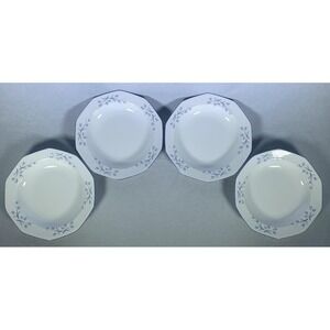 Set of 4 Winterling Marktleuthen Bavaria Germany Soup Bowls Decagon 8-1/2"